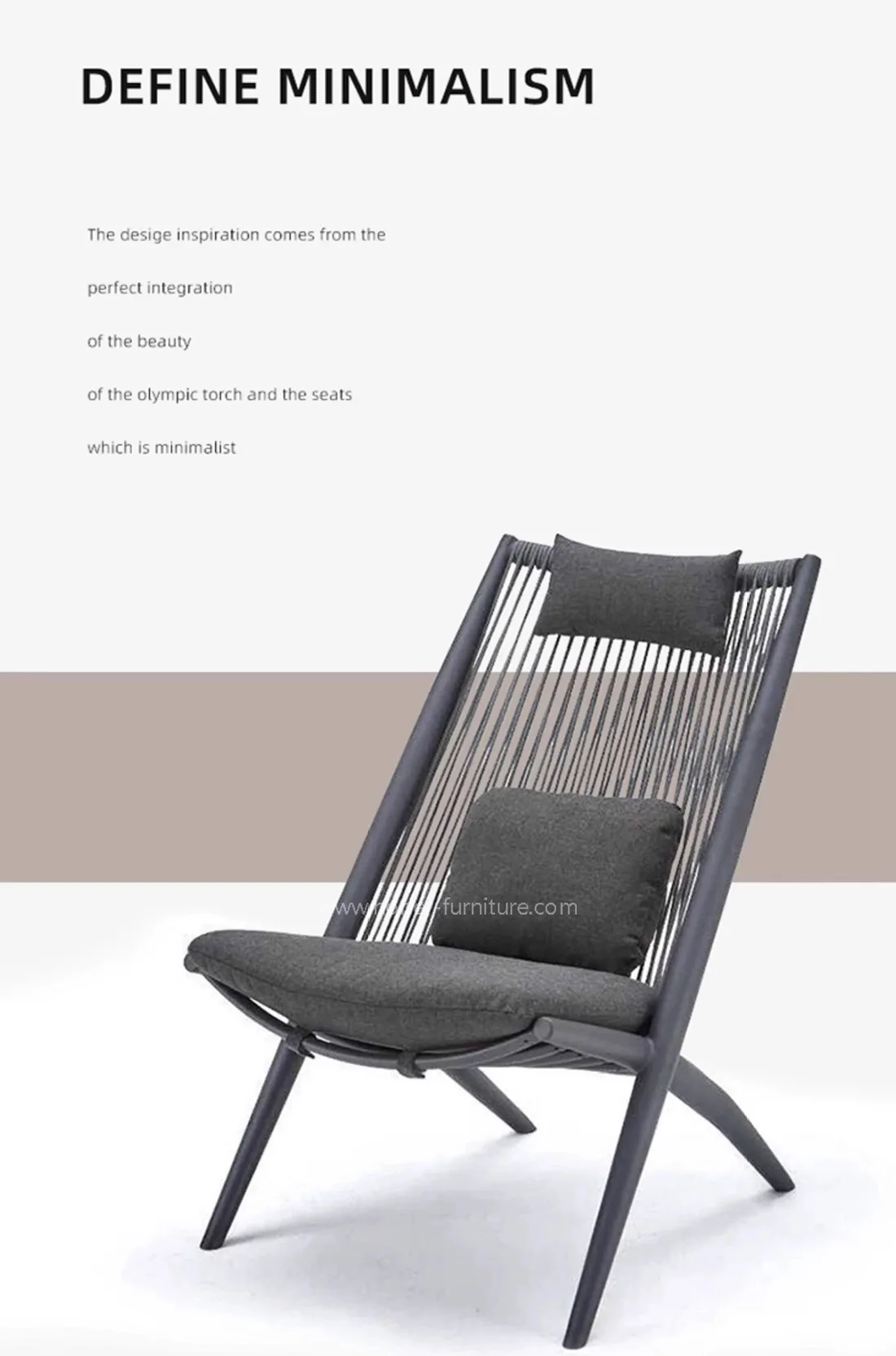 Modern Simple Outdoor Woven Balcony Set
