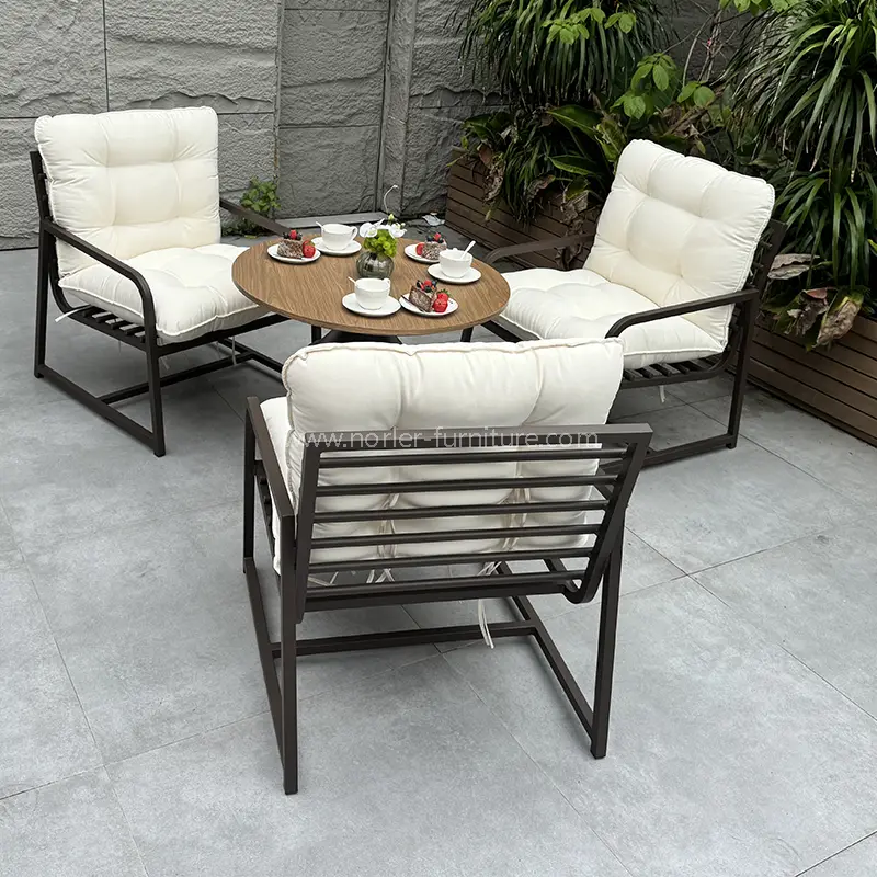 Cel mai recent set de balcon simplu cu cadru din aluminiu