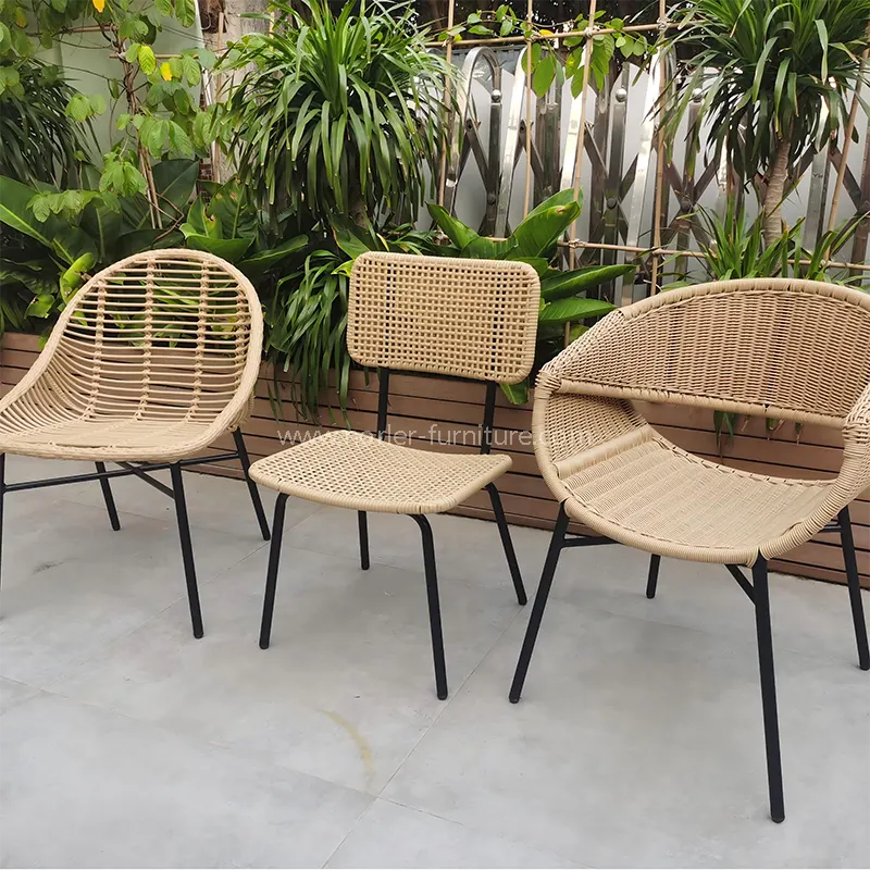 Scaun de balcon din aluminiu de lux în aer liber