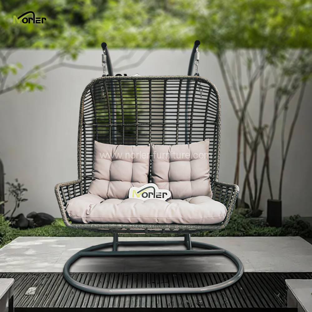 Mobilier exterior pe Rattan Scaun balansoar